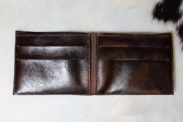 Carteira Masculina em couro Marron - Image 2