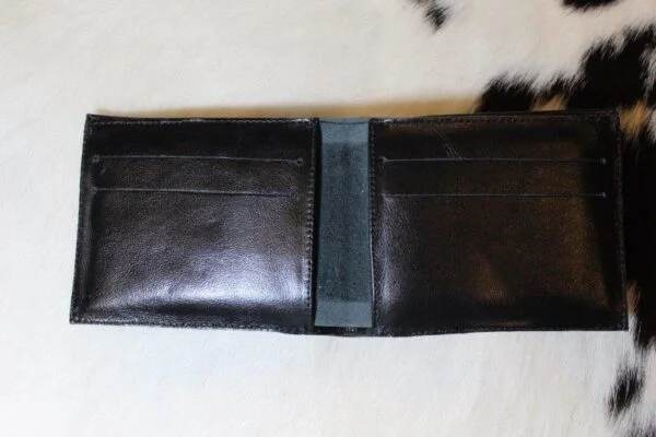 Carteira Masculina em couro Preto - Image 2