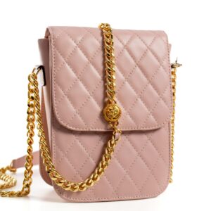 Bolsa Cindy Matelassê - Rosa Bebê