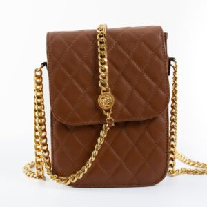 Bolsa Cindy Matelassê Caramelo